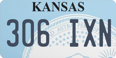 KS license plate 306IXN