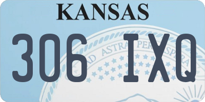 KS license plate 306IXQ