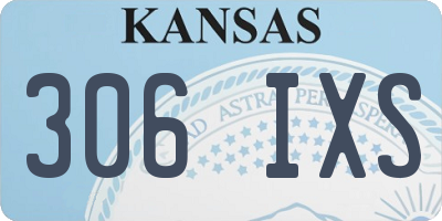 KS license plate 306IXS