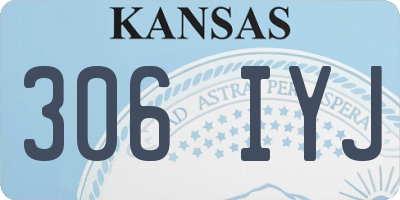 KS license plate 306IYJ
