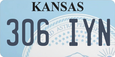KS license plate 306IYN
