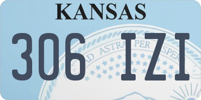 KS license plate 306IZI