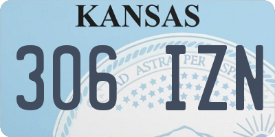 KS license plate 306IZN