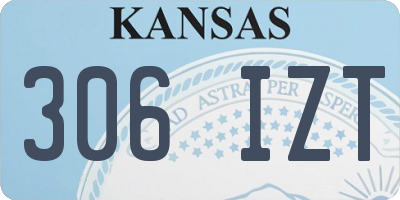 KS license plate 306IZT