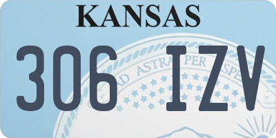 KS license plate 306IZV