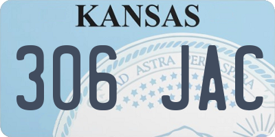 KS license plate 306JAC