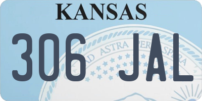 KS license plate 306JAL