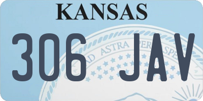 KS license plate 306JAV