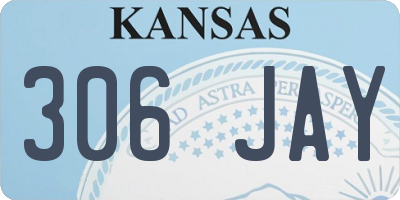 KS license plate 306JAY