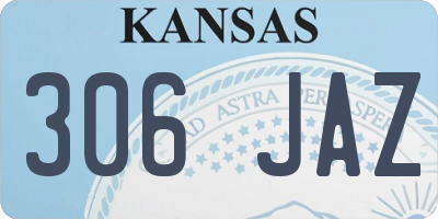 KS license plate 306JAZ