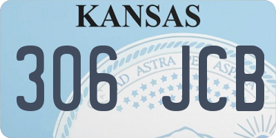 KS license plate 306JCB