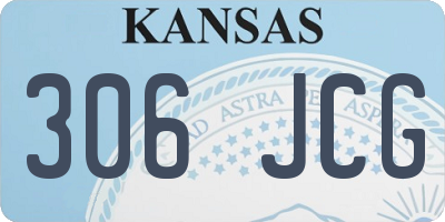 KS license plate 306JCG