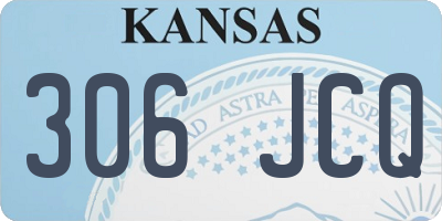 KS license plate 306JCQ