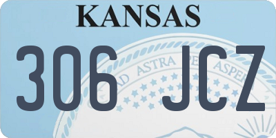 KS license plate 306JCZ