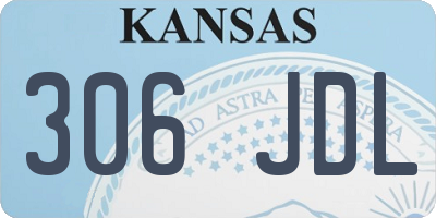 KS license plate 306JDL