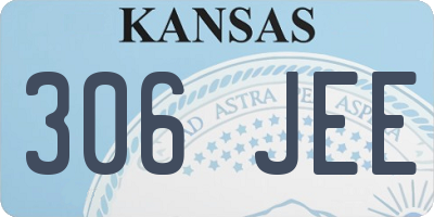 KS license plate 306JEE