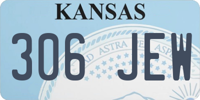 KS license plate 306JEW