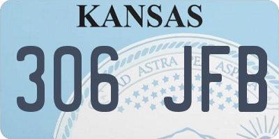 KS license plate 306JFB