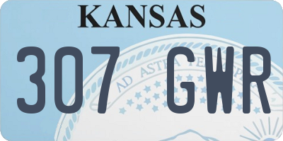 KS license plate 307GWR