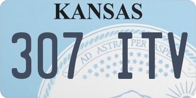 KS license plate 307ITV