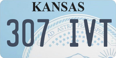 KS license plate 307IVT