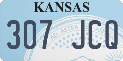 KS license plate 307JCQ
