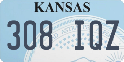 KS license plate 308IQZ