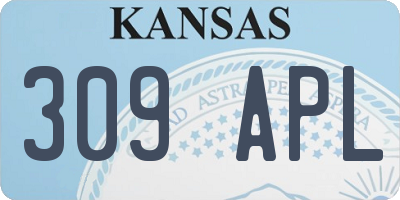 KS license plate 309APL