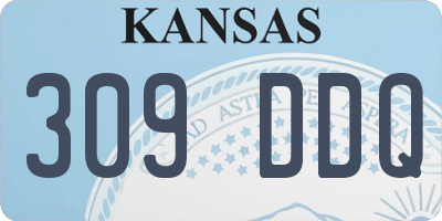KS license plate 309DDQ