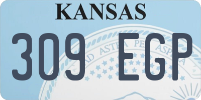KS license plate 309EGP