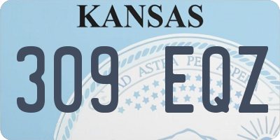 KS license plate 309EQZ