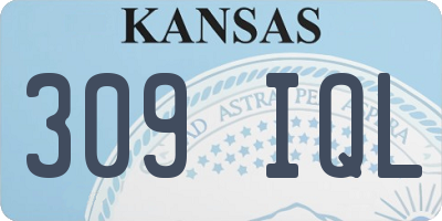 KS license plate 309IQL