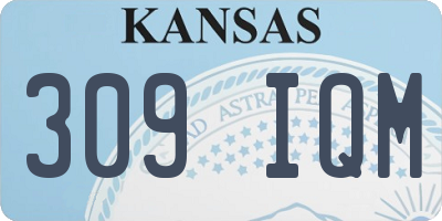 KS license plate 309IQM