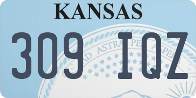 KS license plate 309IQZ
