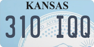 KS license plate 310IQQ