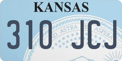 KS license plate 310JCJ