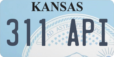 KS license plate 311API