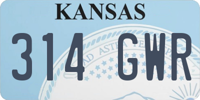 KS license plate 314GWR