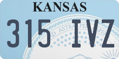 KS license plate 315IVZ