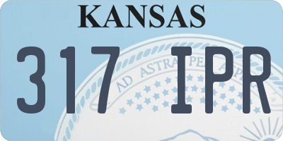 KS license plate 317IPR