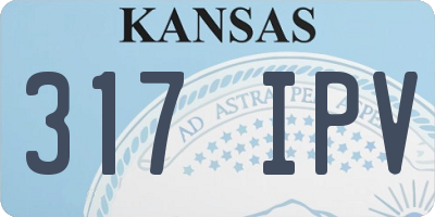 KS license plate 317IPV