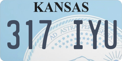 KS license plate 317IYU