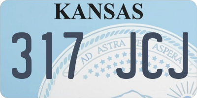 KS license plate 317JCJ