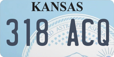 KS license plate 318ACQ