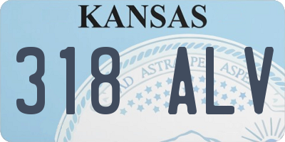 KS license plate 318ALV