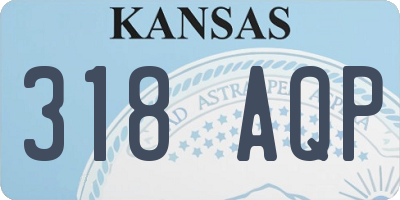 KS license plate 318AQP