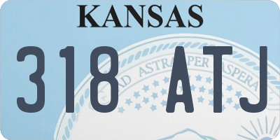 KS license plate 318ATJ