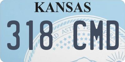 KS license plate 318CMD