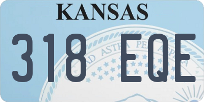 KS license plate 318EQE