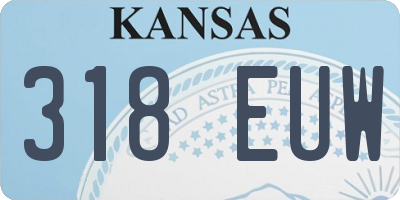 KS license plate 318EUW